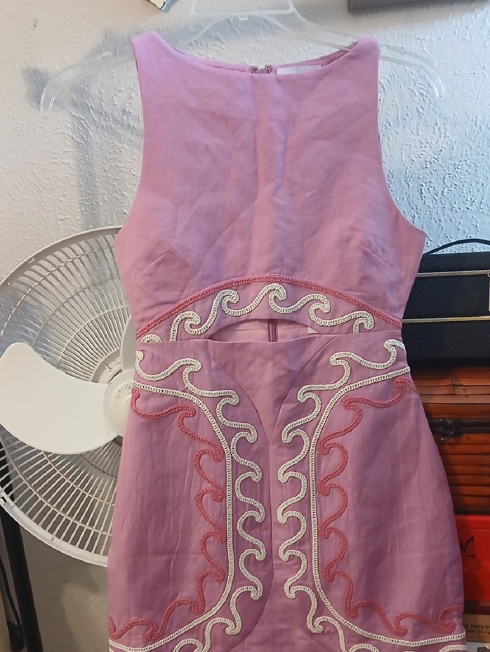 Significant Other Pink Linen Dress